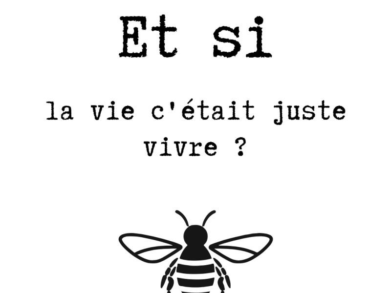 Et si le vie c&rsquo;était juste vivre&nbsp;?