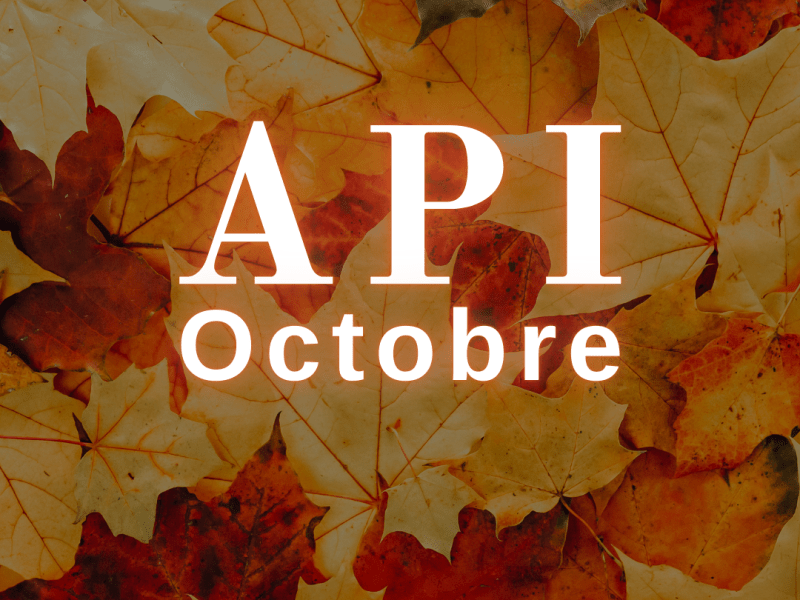 BIENVENUE EN OCTOBRE